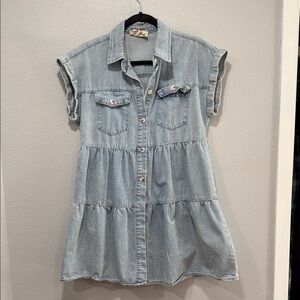 Savanna Jane Light Blue Denim dress.